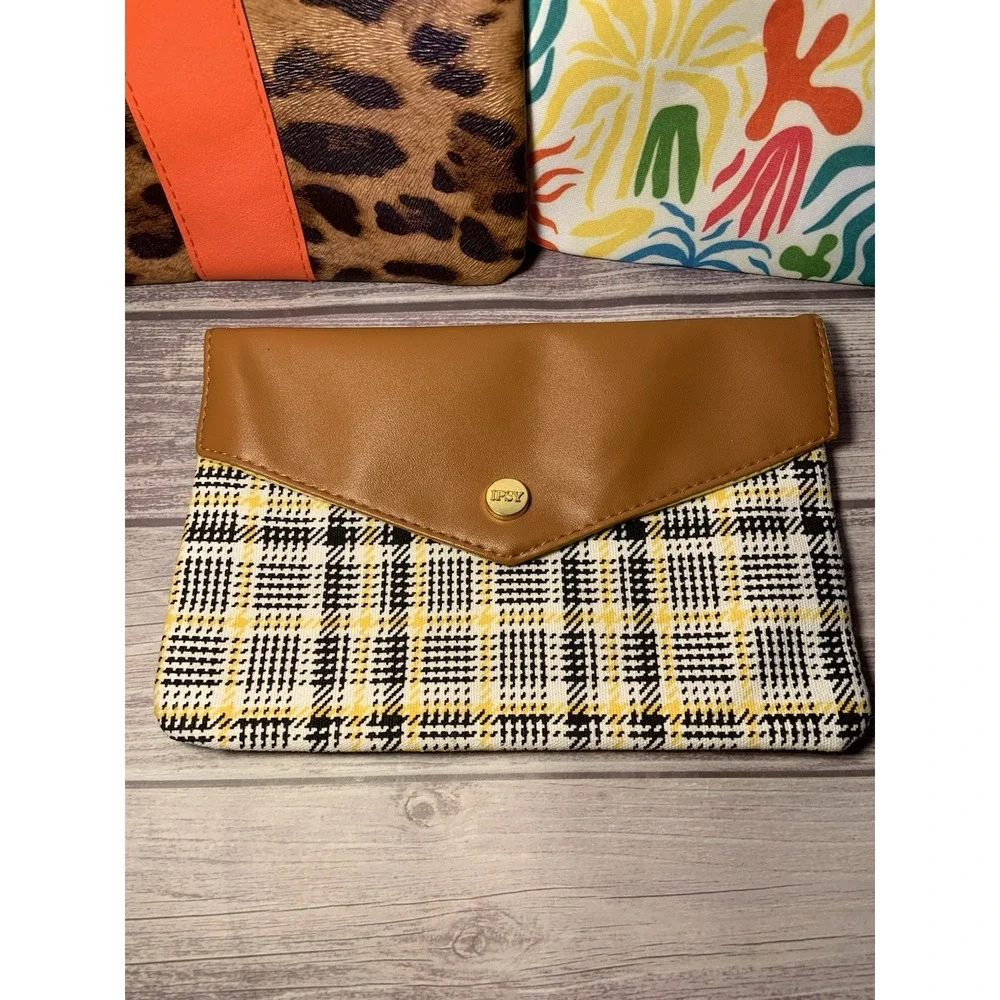 IPSY bag lot‎ of 3 IPSY Cosmetic  Makeup Bags Beauty Pouches EMPTY